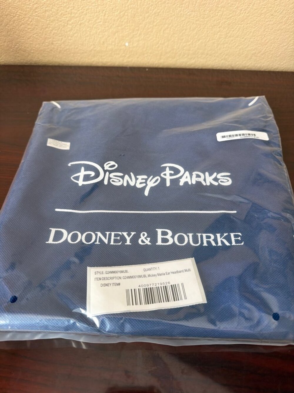 NEW 2024 Disney Parks Dooney & Bourke Mickey Minnie Body Parts Ear Headband - Picture 7 of 14